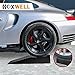 HOXWELL Portable Car Ramps for Oil Changes High Lift, Heavy Duty Low Profile Car Ramps for Jack Support, Vehicle Ramps for Garage, 31.5''x8.1''x4.9'', GVW 10000 LBS, 2PCS