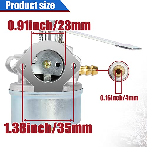Yofmoo Carburetor Compatible For Tecumseh 632552 632557 632557A 632560 632560A 632641 640086 640086A 640092 640092A 640098 640098A 640311 Hsk600 Hsk635 Th098Sa 3Hp 3.25Hp 3.5Hp 3.75Hp Snowblower #TOP2