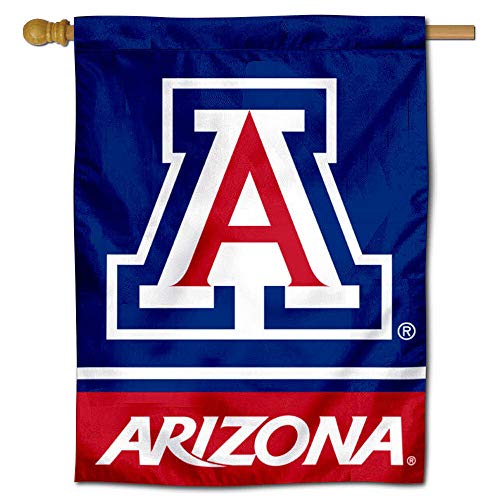 Arizona Wildcats Blue House Flag Banner