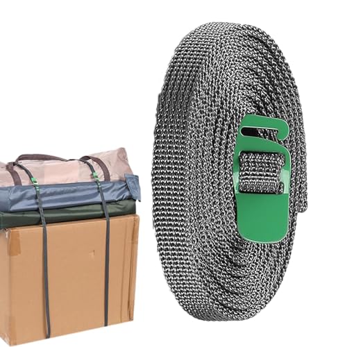 Correas de amarre resistentes - Correas de cincha con hebilla, correas de amarre ajustables para kayaks | Correas de amarre de carga seguras para barcos, portaequipajes, camping, equipaje, correas dur