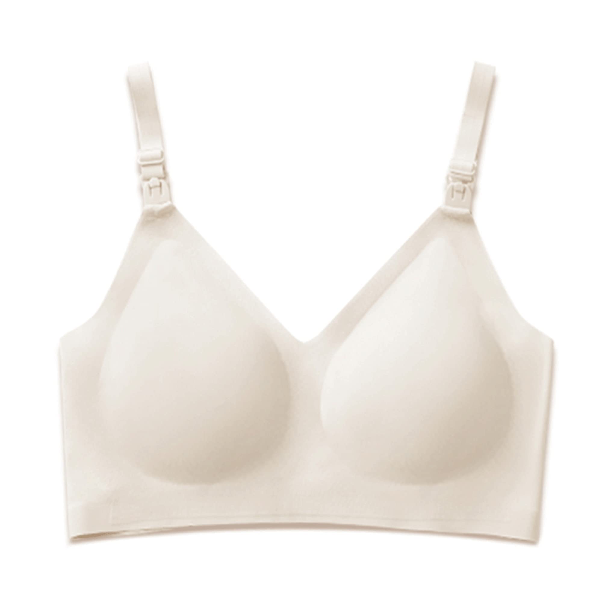 Soutien-gorge push-up coton respirant taille XXL avec clips allaitement faciles