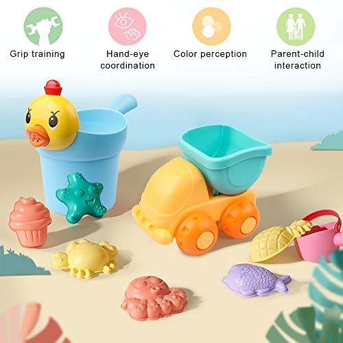 image for StillCool 26pcs Kids Beach Sand Toys Set, Includes Sand Water Wheel, C