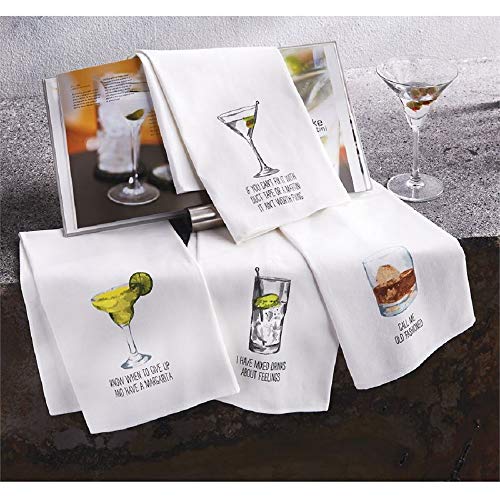 Serviette de toilette 66x41.9 cm Mud Pie Blanc Sentiment - 3