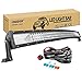RIGIDON Barra Led Fuoristrada, Curva 42 Pollici 105 cm 540W Barra Luce Led Con 12V Cablaggio Kit, Per Auto Camion SUV ATV 4x4 Veicoli, Impermeabile Faretti Fendinebbia, 6000K Bianco Luci di Lavoro