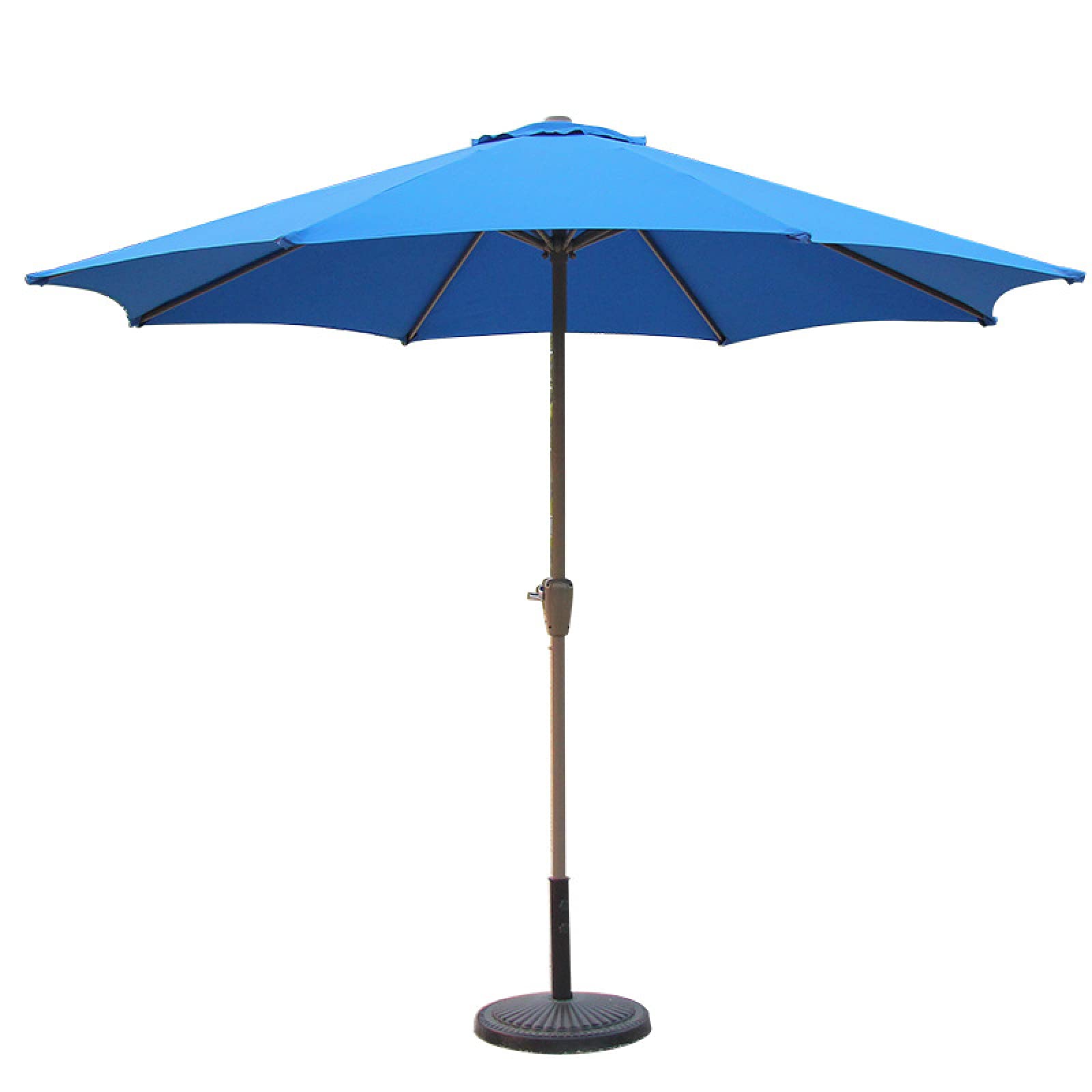 WDSOPK Patio Umbrella,Outdoor Table Umbrella,Patio Umbrella Outdoor Table Umbrella, For Garden, Lawn, Market, Pool, Deck, Backyard,Blue-3 * 3m(Blue-3 * 3m)