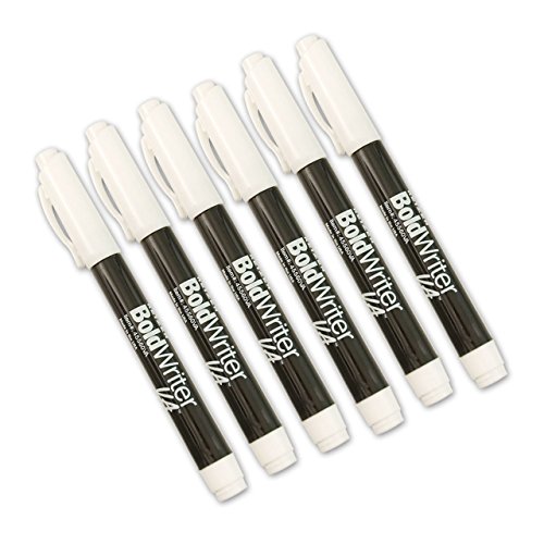 Reizen BoldWriter VA Pen - Variable-Tip Easy-to-See Bold-Point - Black 6-Pack