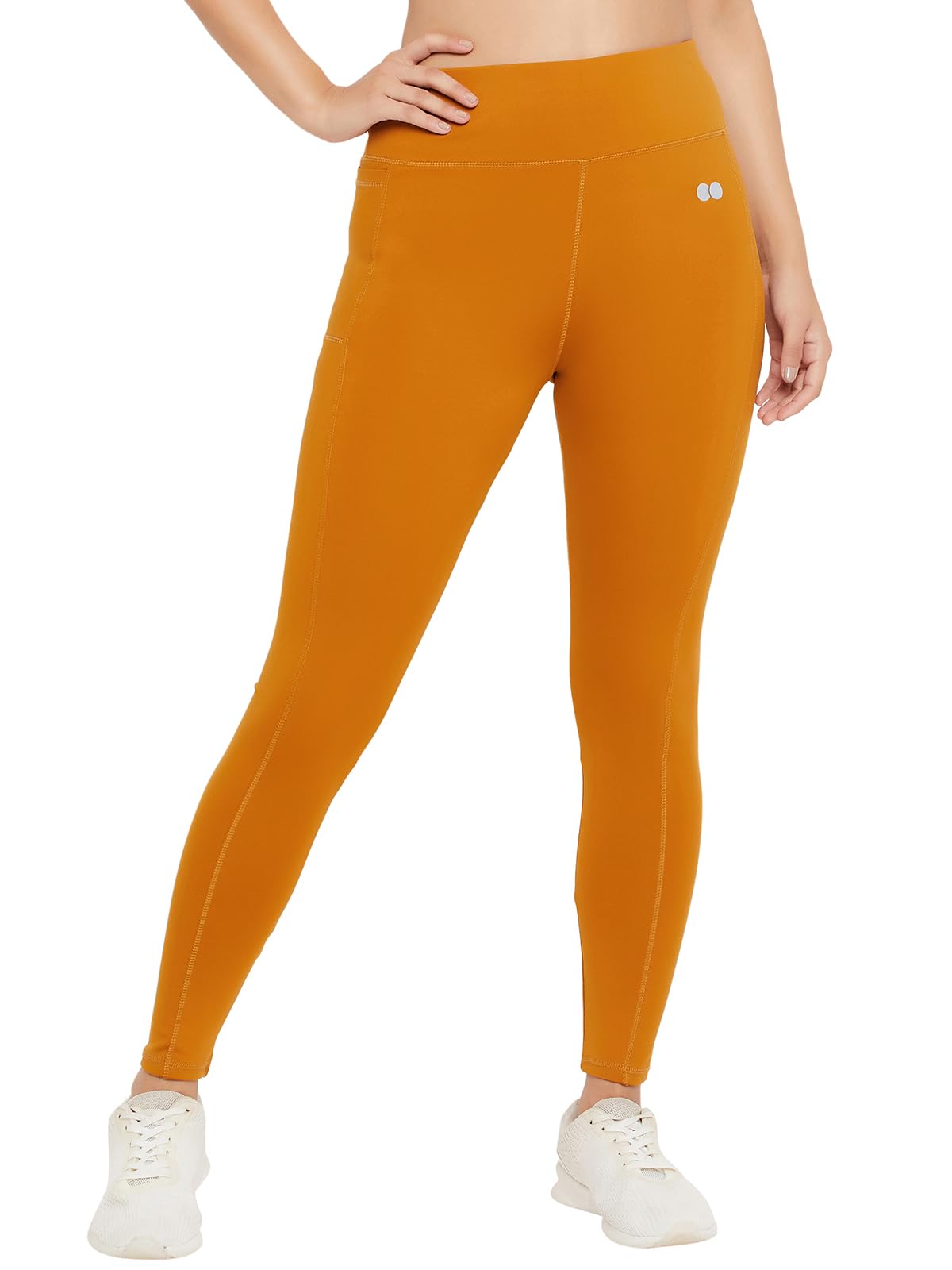 clovia Women's High Rise Regular Fit Active Tights with Side Pocket-picture-34