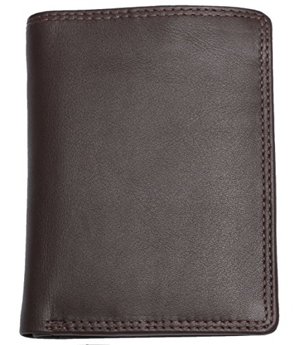 Preisvergleich Produktbild Josephine Osthoff Handtaschen-Manufaktur Leder Geldbörse DUKATEN - Espresso - mit Wiener Schachtel personalausweisfähig braun Dunkelbraun