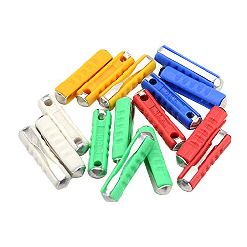 WMYCONGCONG 200 PCS Car Fuses European Automotive Fuse 5A 8A 10A 16A 25A for Classic Cars Old Style, Not Ceramic - Thumbnail 2