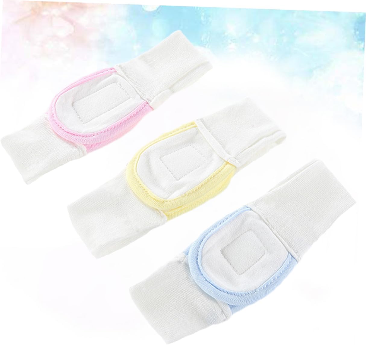 Alasum 6 Pcs Nappy Underwear Cover Training Pants Toddlers Washable Underwear Nappy Fasteners Breathable Diaper Baby Diaper Infant Diaper Tape Straight Hair Diaper Button Newborn