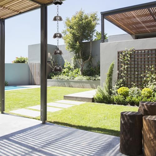 Chaîne de pluie décorative en aluminium design fleur de lotus haut de gamme