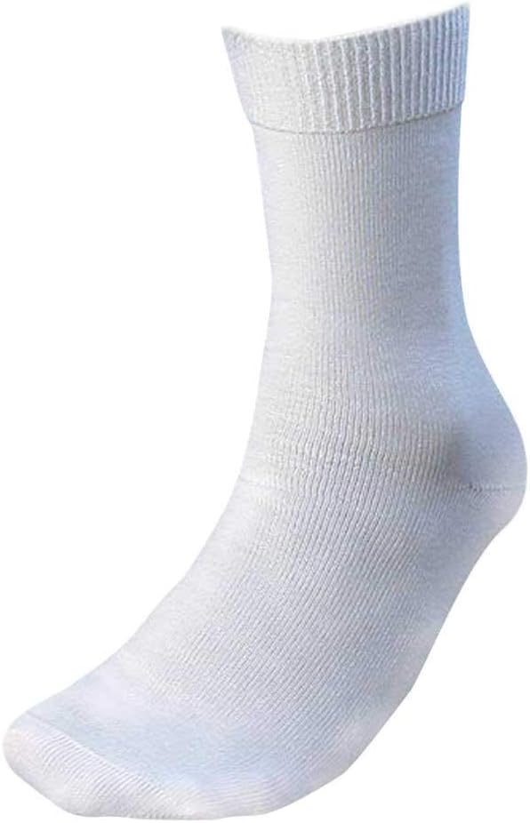 Silipos 1703 Arthritic/Diabetic Gel Socks - White, 11-13, Compression Socks with Cotton Stretch, Improves Blood Circulation. Socks and Insoles,Large : Health & Household