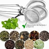 COM-FOUR® 3x sitko do herbaty w róznych rozmiarach, zaparzacz do herbaty