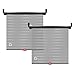 Brica White Hot Sun Safety Car Shade, 2 Pack