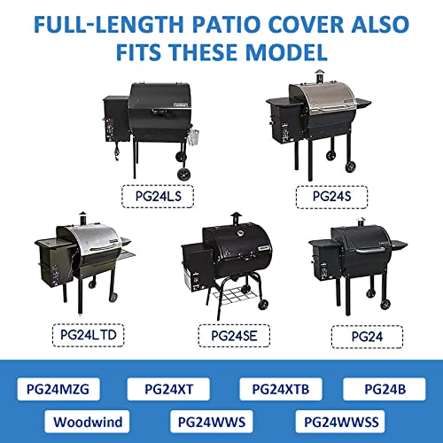 Image of Utheer Pellet Grill Cover for Camp Chef 24 Woodwind Pro DLX /SG w /o Sidekick