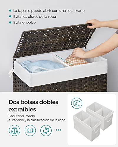Catálogo de Cestas y forros - los más vendidos. 24 Cestas y forros marca SONGMICS (3)