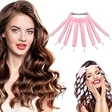 【Regalo perfecto】Nadie dirá que no a estos rizadores de cabello ondulados sin calor que no causarán ningún daño al cabello formando rizos hermosos y naturales que se pueden usar durante la noche para ahorrar tiempo. Definitivamente es un regalo perfecto de Navidad y vacaciones para su niña, esposa, mamá o amigos.