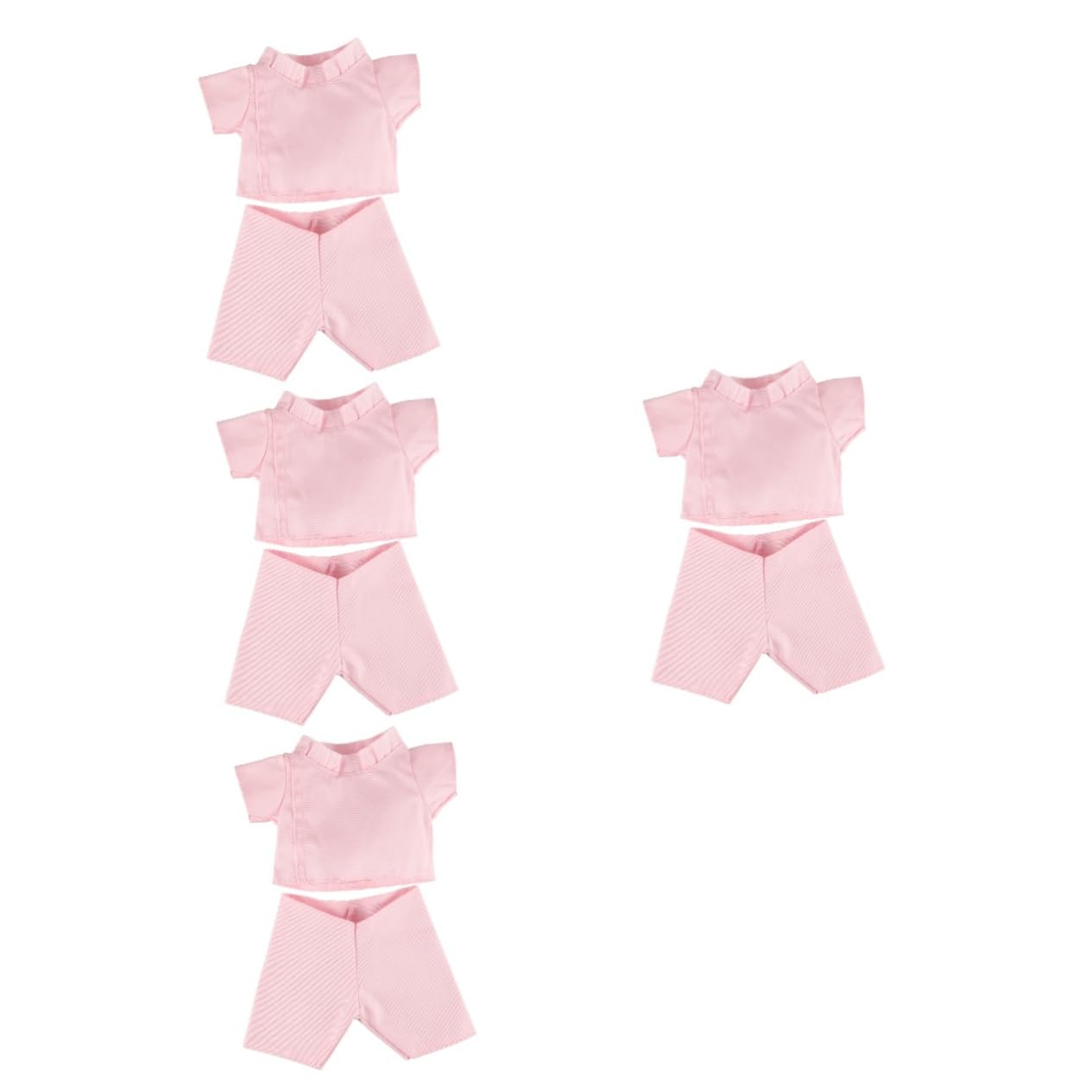 ibasenice 4 Sets Stuffed Animal Outfits Bear Doll Costumes Dress up for Soft Fabric Replaceable Party Wedding Daily