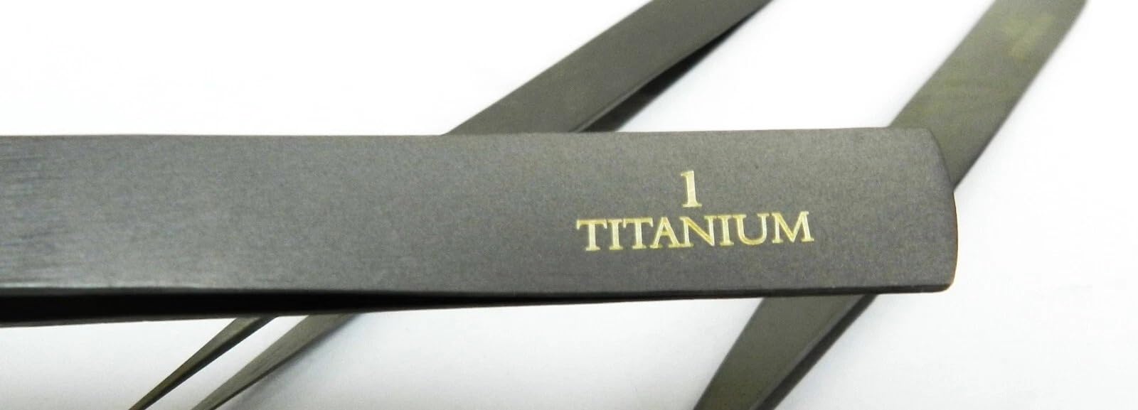 Set di 3 pinzette di precisione in titanio, ultra leggere, non magnetiche, ad alta temperatura, stile #1 - #5 - AA