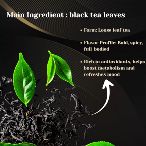 Image of Wah Tea Kadak CTC Chai | Premium Assam Black Tea | Hand-Plucked Whole Leaf | 100% Natural & Pesticide-Free | Strong Flavour & Rich Aroma | Energizing Daily Brew | De-Stress & Refresh | 250g