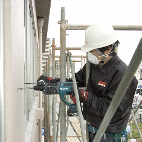 Makita Akku-Kombihammer f. SDS+ 18 V im Makpac mit 2 Akkus 4,0 Ah + Ladegerät – Bild 4