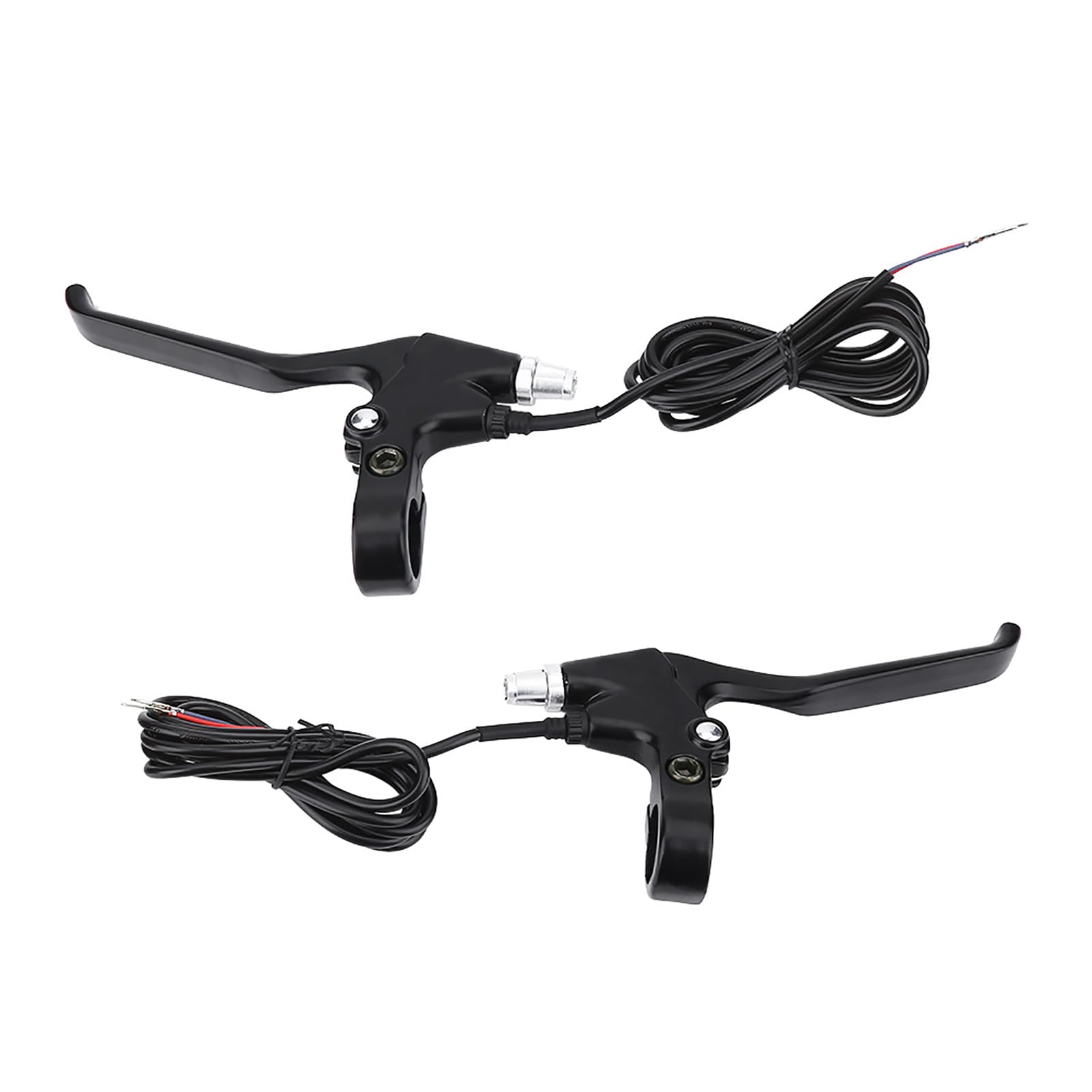 ACAGALA Durable 2 Wires Left & Right E Bike Bicycle Electric Brake Lever Replacement Parts
