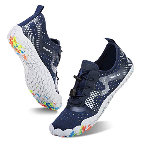 Image of Water Shoes for Men Barefoot Quick-Dry Aqua Sock Outdoor Athletic Sport Shoes for Kayaking, Boating, Hiking, Surfing, Walking
