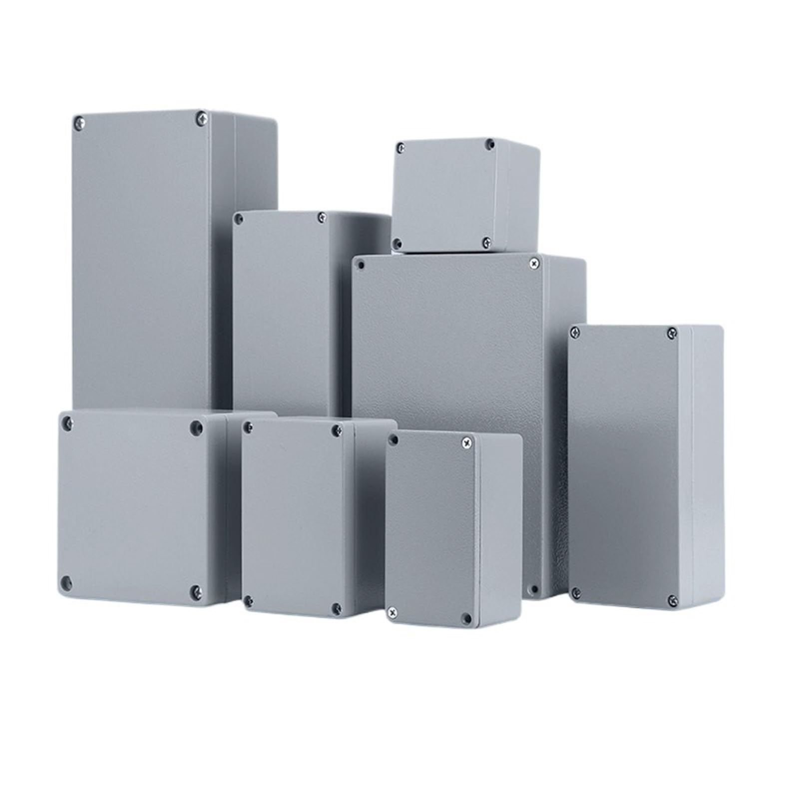 IP67 wodoszczelna skrzynka przyłączeniowa z odlewu aluminiowego do użytku na zewnątrz, wodoodporna obudowa do przycisku przyłączeniowego (FA44 140 x 140 x 75 mm)