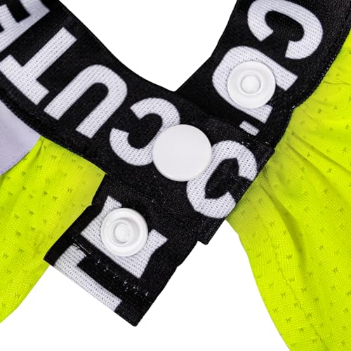 Image of CuteBone Two Piece Dog Sports Dress Athleisure Puppy Fluorescent Green Skirt Lightweight Small Dogs Girl Clothes Cat Apparel SPS07S