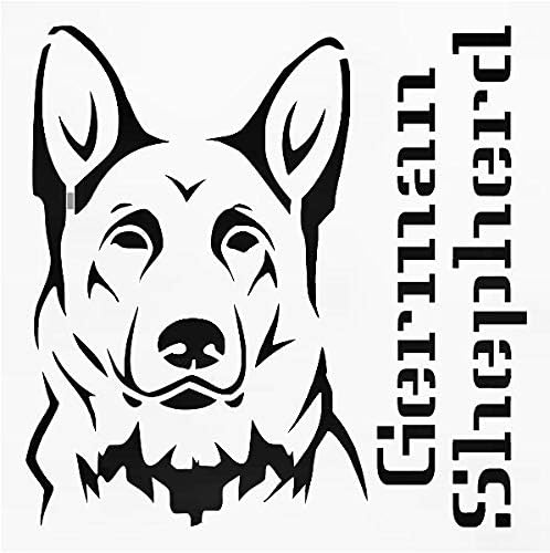 Plantilla de hoja de plástico transparente de perro pastor alemán, reutilizable, resistente, corte personalizado, suministros de bricolaje para