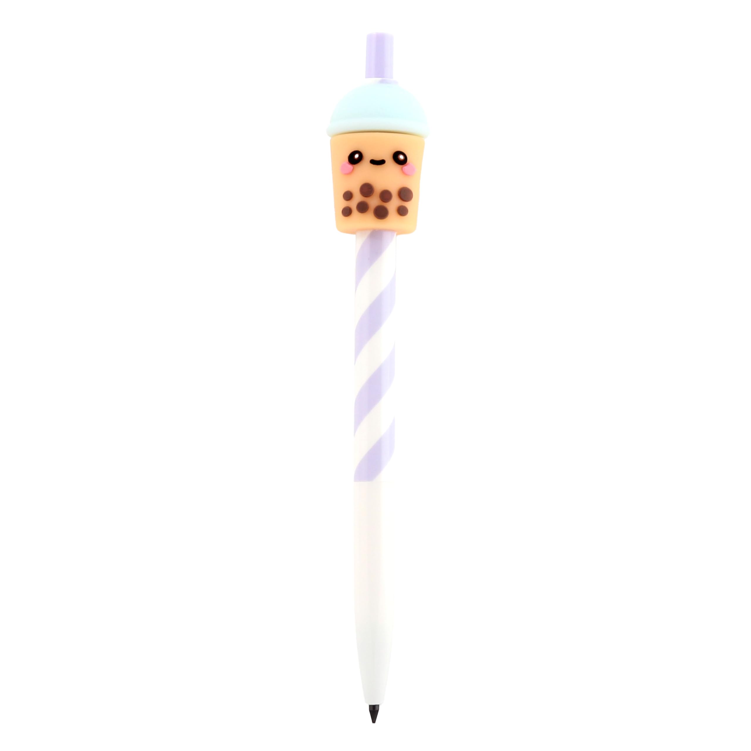 Puckator Foodiemals Bubble Tea Everlasting Pencil – Cool Cute Infinity Ifinite penna a matita illimitata per bambini scuola disegno diario – forniture per il rientro a scuola penne matite regali