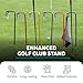 Grip Up Golf - Golf Club Stand CS 2.0, Golf Club Stand with Hook, Carabiner and Magnetic Slot, and More, Durable and Rust-Resistant Golf Club Bag Accessories, 3/16” Diameter, 27