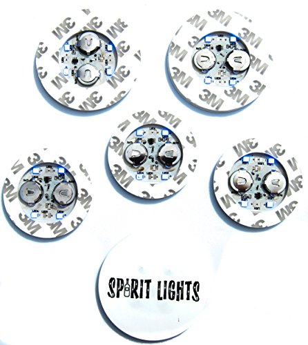 LED-BOTTLE-GLORIFIER-BAR-DISPLAY-GLOW-SPIRITS-WINE-LIGHT-UP-STICKER-VIP-6-PACK-MINI-GLOWER (Blue)