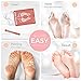 DERMORA Foot Peel Mask | Skin Exfoliating Foot Masks | Dry, Cracked Feet, Callus, Dead Skin Remover | Baby Soft Feet | Peach Scent | Pack of 2 | Regular