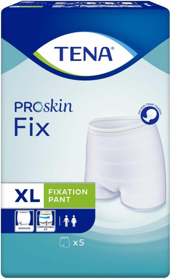 Tena Extra Large Fix Streckmetall der wiederverwendbare Windeln – Packung von 5