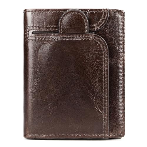 Men's Wallet Multi Functional Short Men's Retro Wallet for Party,Travel(Yellow)2