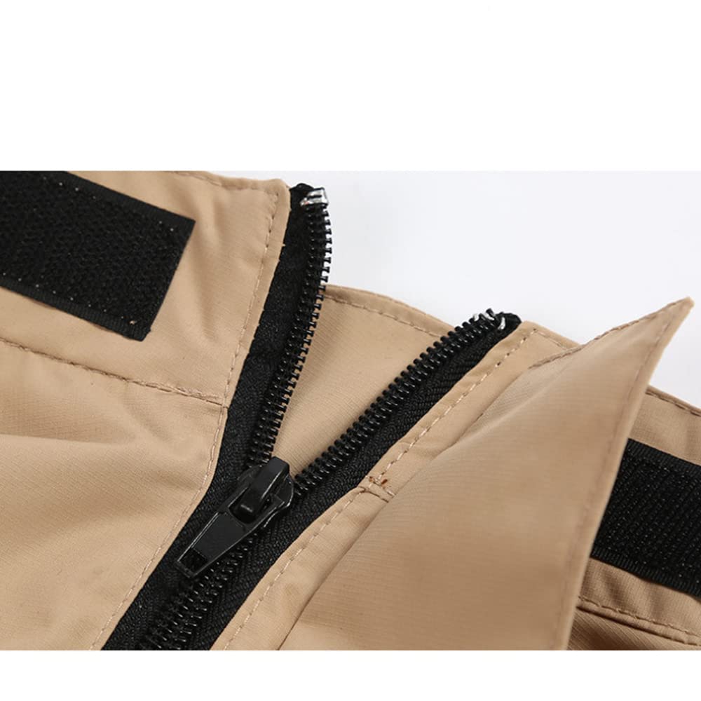 Impermeable para Perros, Ropa Impermeable for Perros Grandes, for Pug, Bulldog francés, con Todo Incluido, Suministros for Mascotas(Green,S)