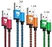 Price comparison product image Yosou Micro USB Cable [4-Pack, 0.5M+1M+1.5M+2M] Nylon Braided Charger Cable Android Fast USB Charging Cable Compatible with Samsung S7/S6/S5, Sony, Huawei, Nexus, LG, PS4, HTC and More