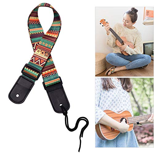 HUIOP Sangle réglable pour ukulélé Ceinture d’épaule en polyester souple avec corde de suspension en plastique pour ukulélé,bouton de sangle ukulélé - Les Beatles, Paul McCartney, John Lennon, RIngo Starr, George Harrison HUIOP Sangle réglable pour ukulélé Ceinture d'épaule en polyester souple avec corde de suspension en plastique pour ukulélé,bouton de sangle ukulélé – Image 4