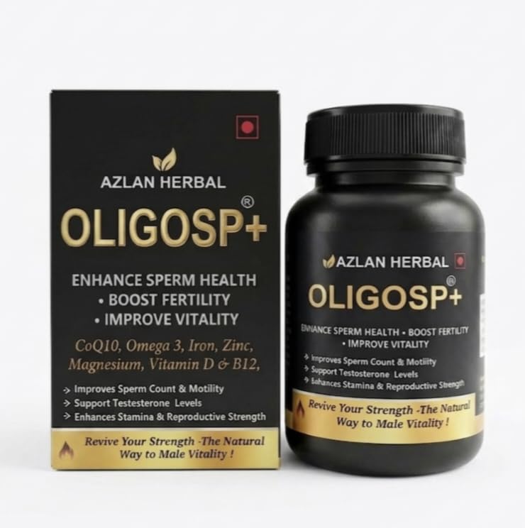OLIGOSP+ Male Fertility Supplement, Enhance Sperm Health, Boost Fertility, Support Testosterone Levels with CoQ10, Omega 3, Iron, Zinc, Magnesium, Vitamin D & B12-image-45