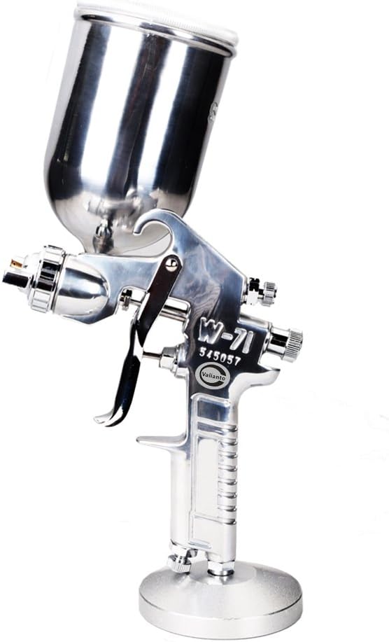 High Performance W77-G HVLP Gravity Feed Spray Gun (Nozzle Size 1.5mm, Silver)