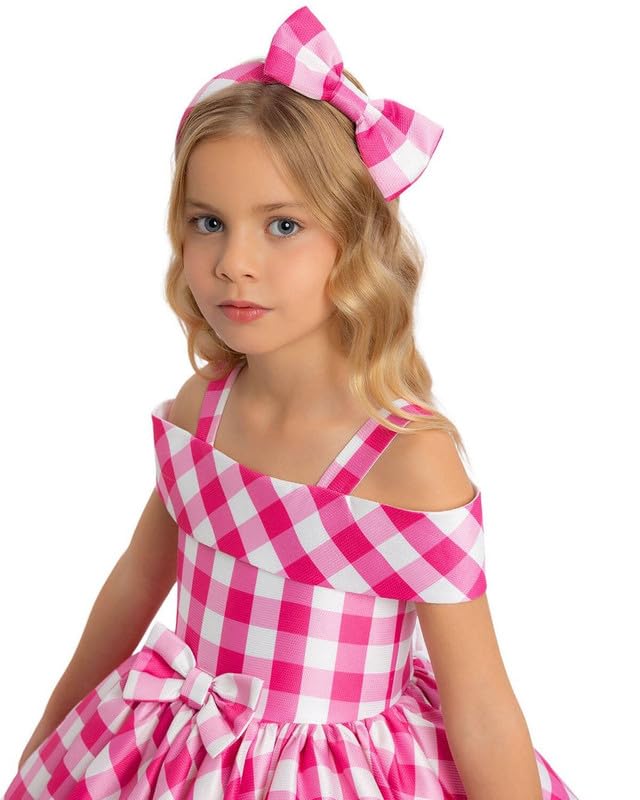 Image of Niren Enterprise Printed Knee Length Short Sleeves Square Neck Stylish Girls Party Dress