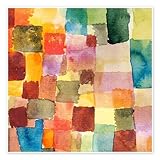 Ohne Titel, 1914 Poster von Paul Klee 20 x 20 cm Bunt 