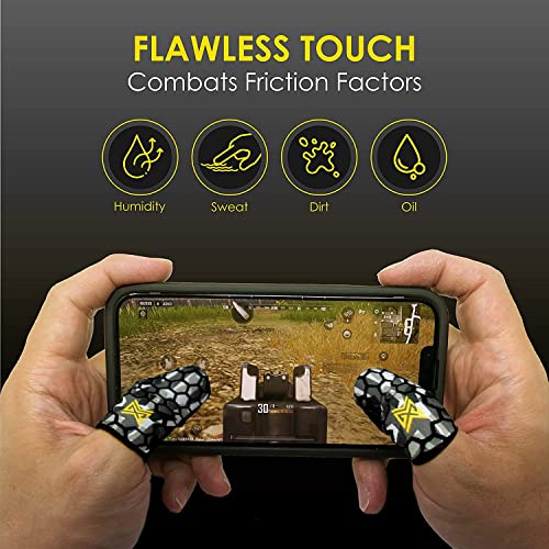 Mgc Clawsocks Geo Camo, Mobile Phone Gaming Sleeves, Finger Cots, Finger Protectors, Gaming Finger Sleeve, Pubg Mobile Games, Finger Sleeves For Gaming, Durable Fiber/Breathable/Sweatproof, 6 Pac #TOP3