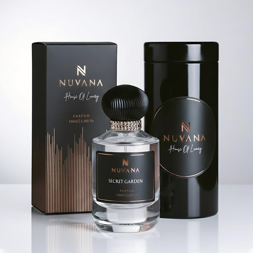 Image of Secret Garden Luxury Parfum | Premium White Floral Fragrance | Eau de Parfum 100ml | Long Lasting | Unisex | Perfect for Everyday & Special Occasions | Floral Perfume