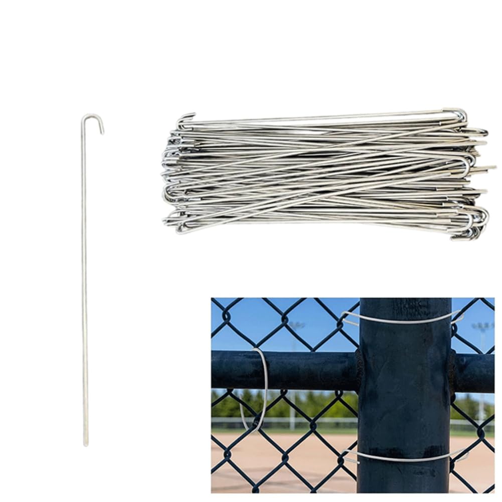 Bridas para cercas de alambre de cadena de 8 pulgadas de acero resistente para jardin