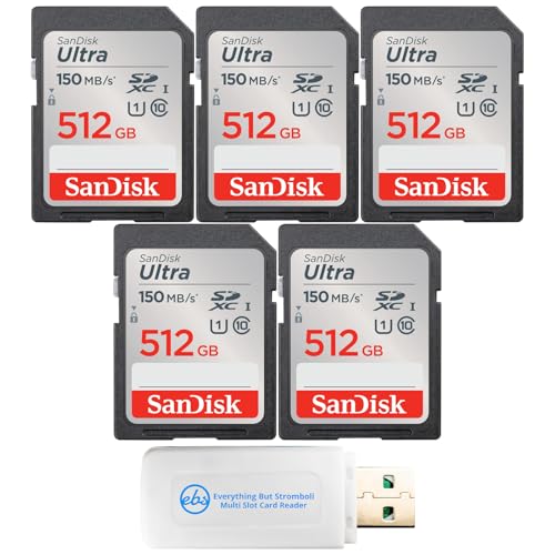 SanDisk SDJ[h 5pbN SDXC UHS-I 512GB NX10[J[h tHDʐ^rfIp SDSDUNC-512G-GN6IN - Stromboli MicroSDXC & SDJ[h[_[1Zbg