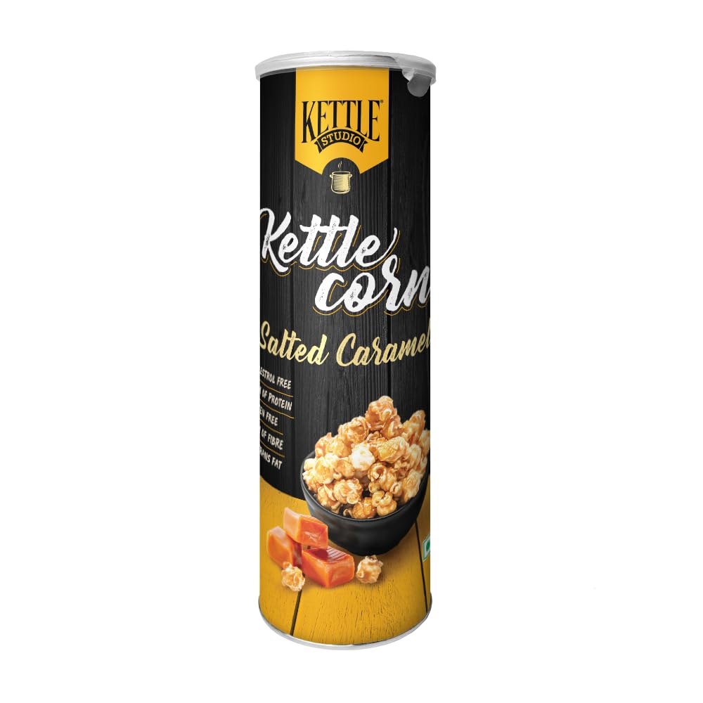 Kettle Studio Salted Caramel Popcorn 125g