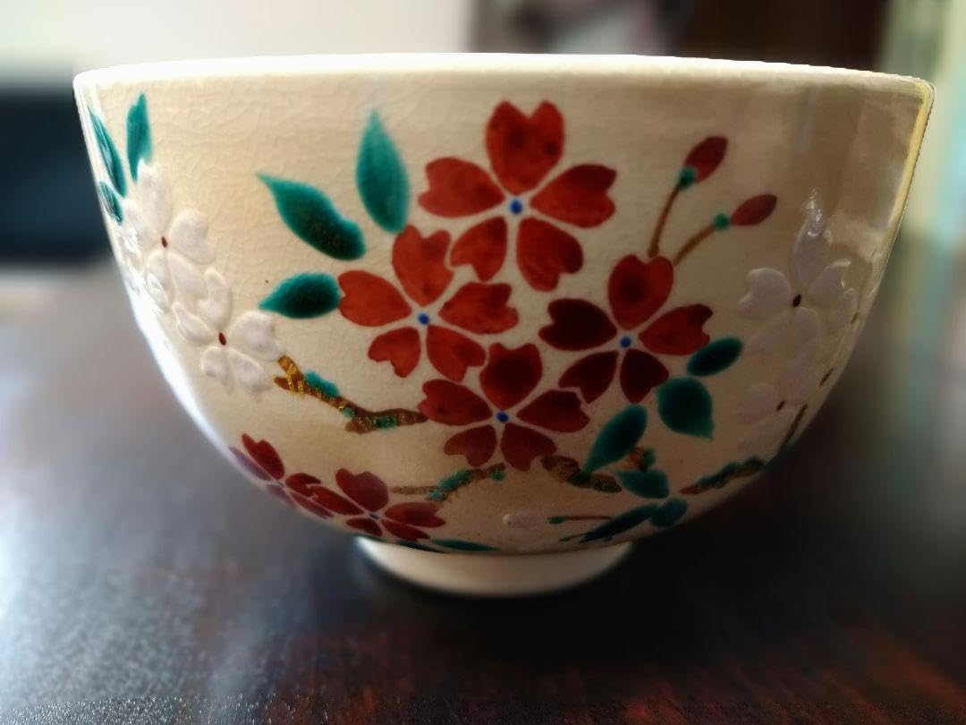 抹茶茶碗、秋草、寿楽作、14番 抹茶茶碗、秋草、寿楽作、14番 - メルカリ