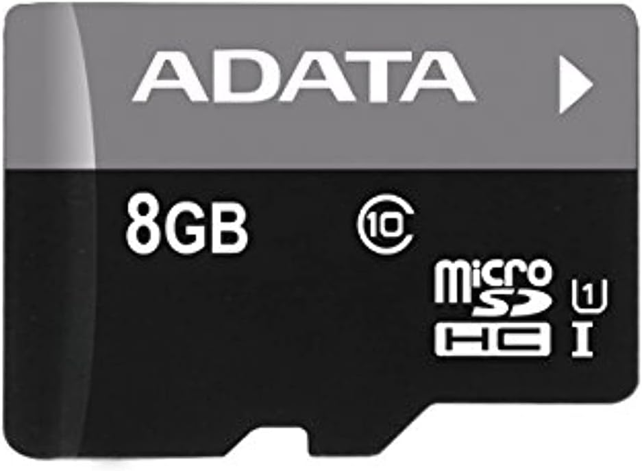 ADATA Premier 8GB microSDHC/SDXC UHS-I U1 Memory Card with Adapter (AUSDH8GUICL10-RA1)